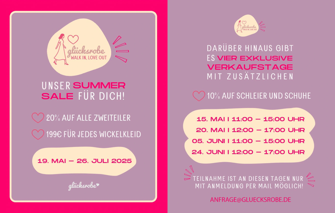Glücksrobe Summer Sale
