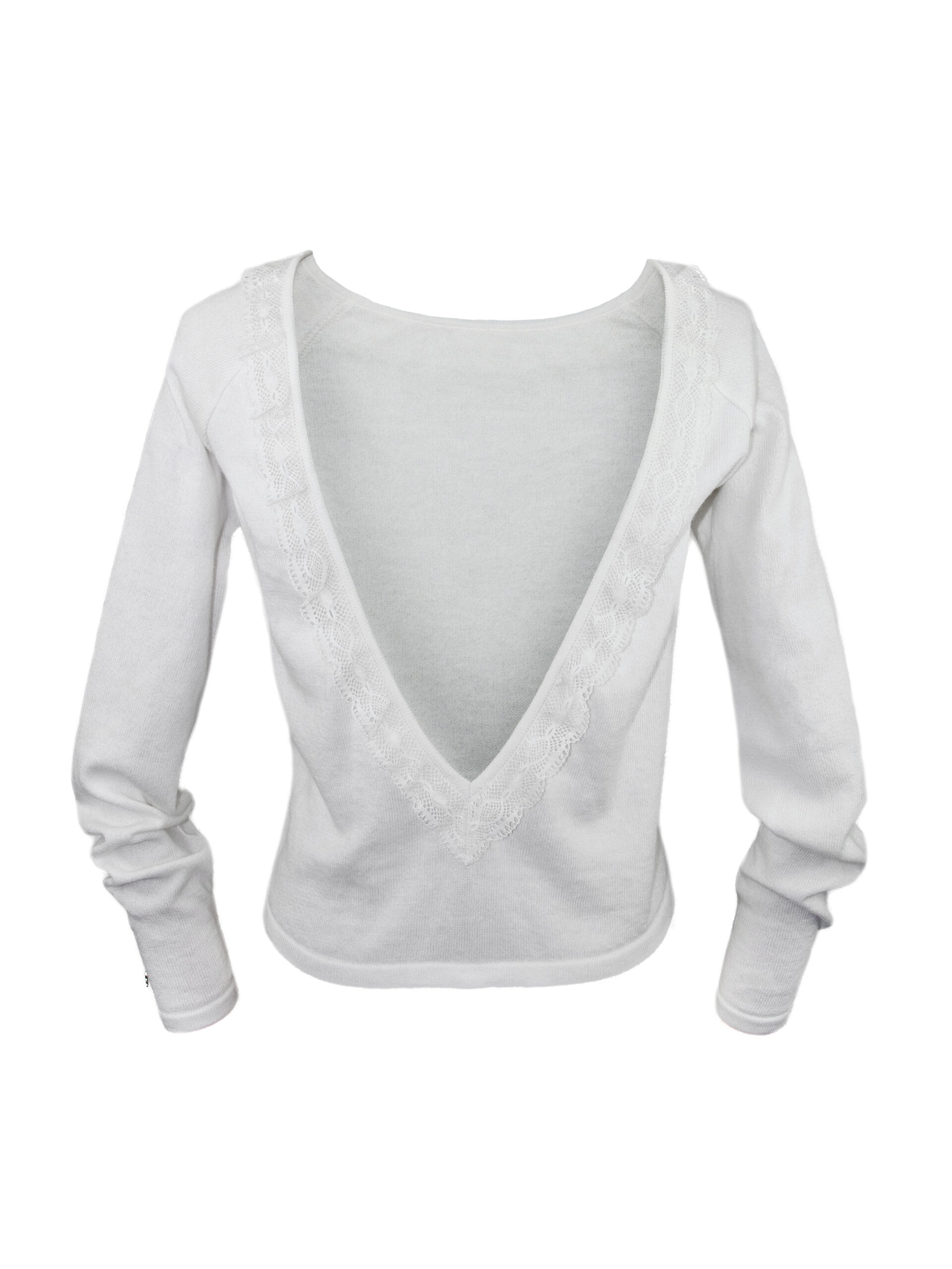 #be cute | V-Ausschnitt-Pullover und Spitze – Bild 4