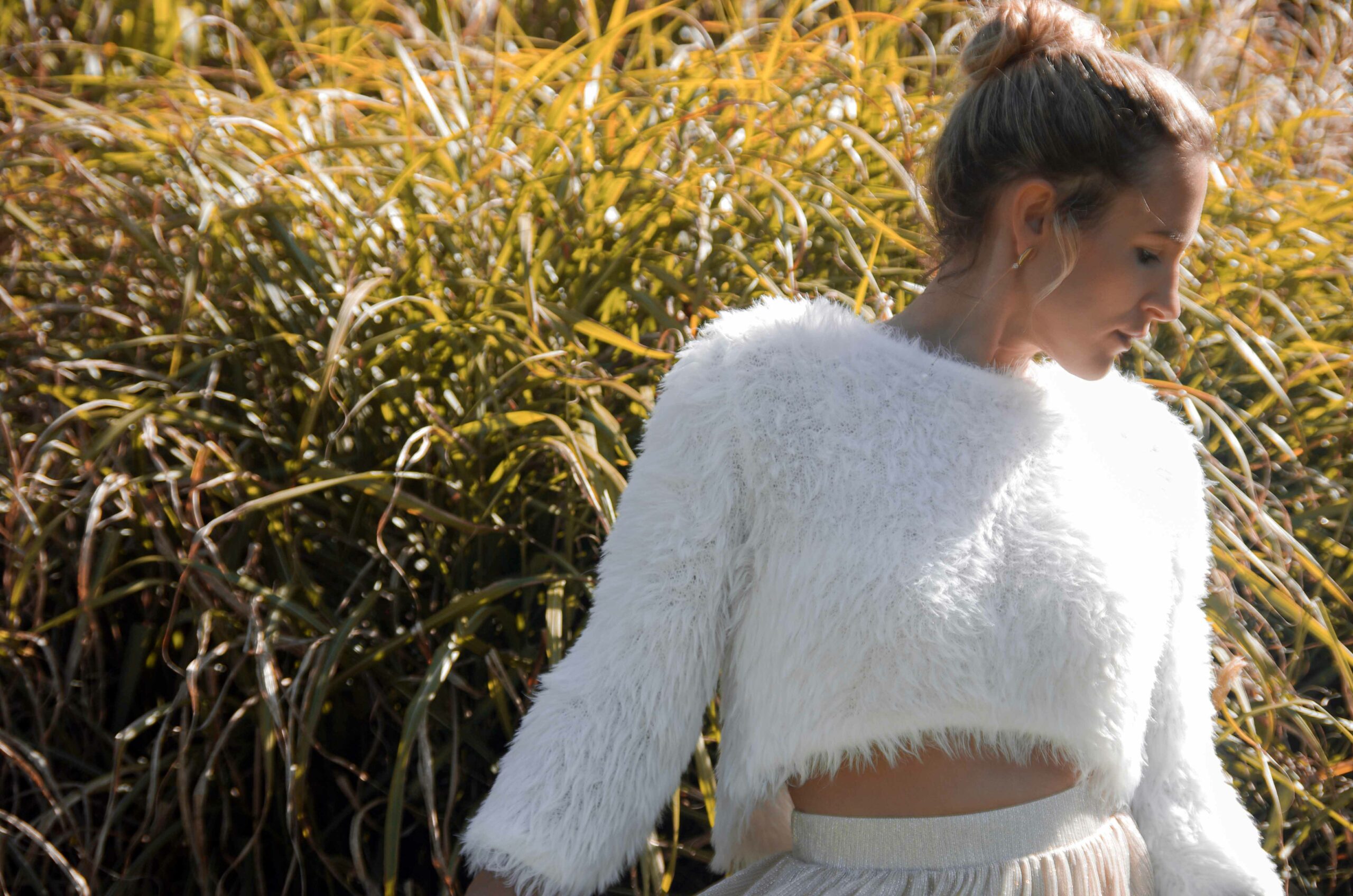 #be free | Braut-Strickjacke in ivory – Bild 3