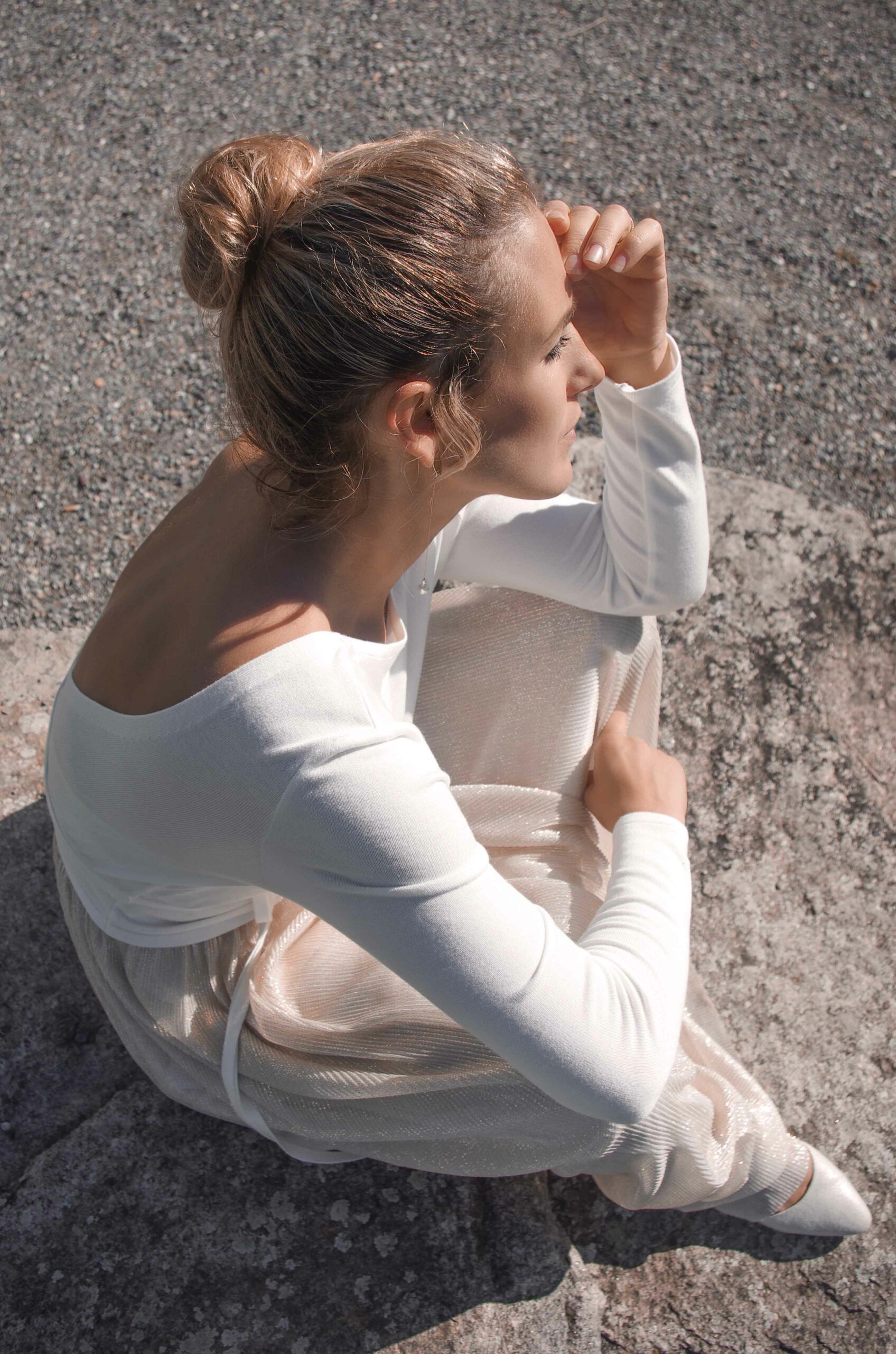 #be pretty | Braut-Wickeljacke in ivory – Bild 5