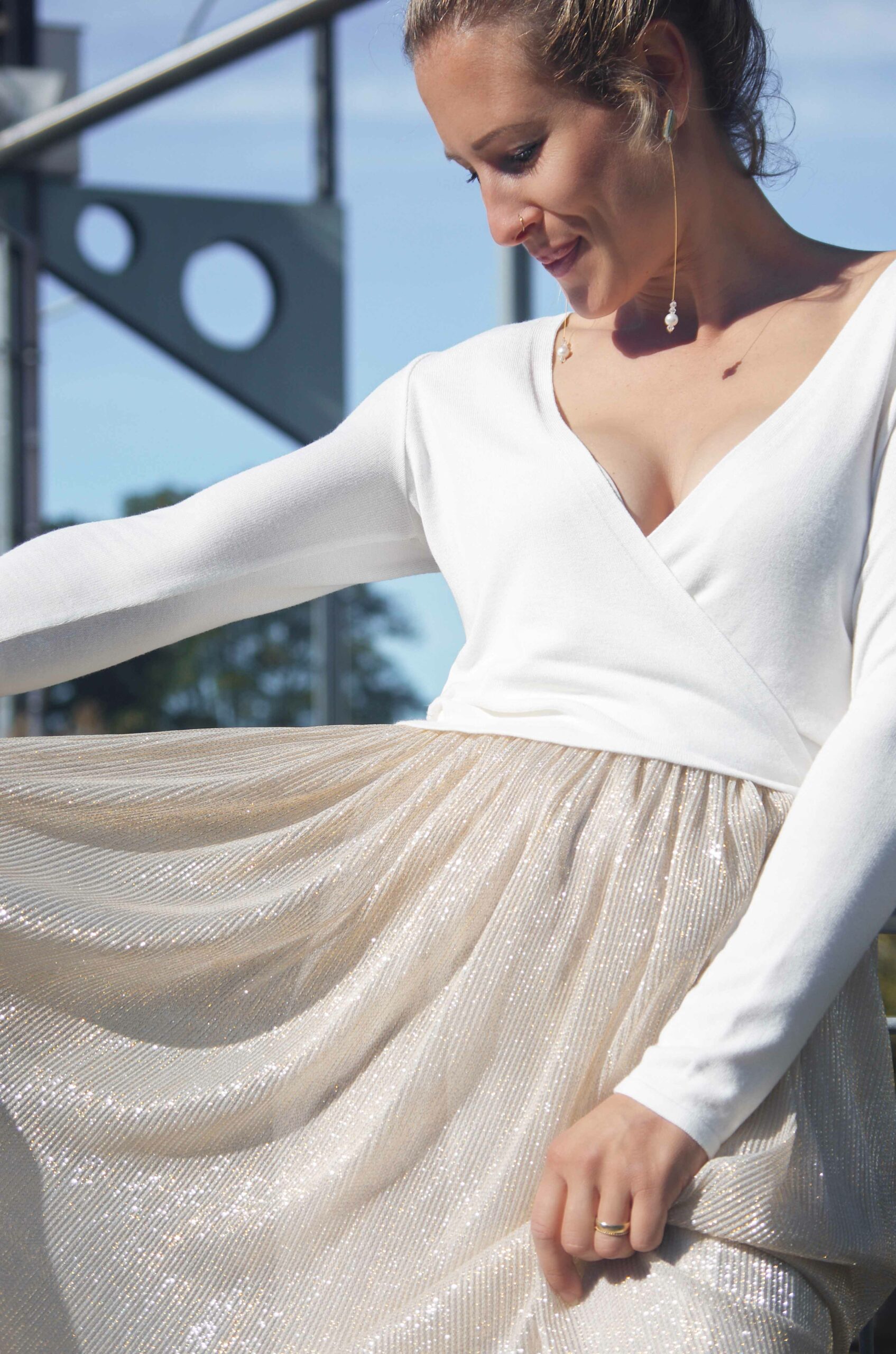 #be pretty | Braut-Wickeljacke in ivory